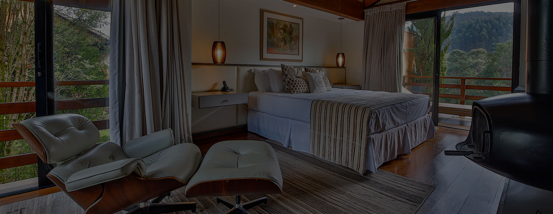 acomodações suite luxo no saint michel hotel monte verde